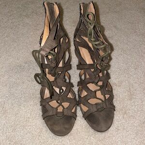 Olive Green Heels